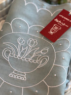 Tulip Plate Placemat -Blue and White