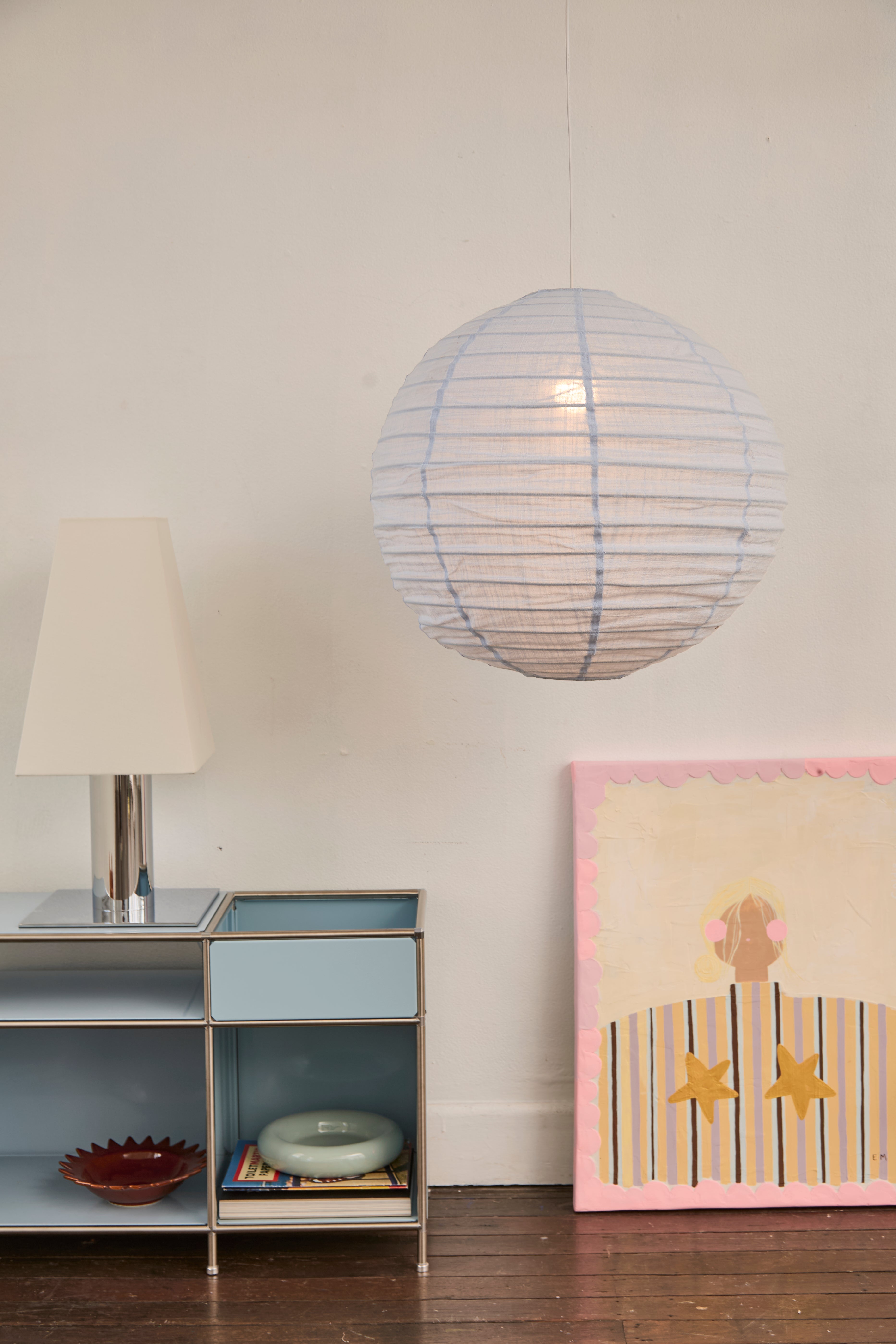 60cm Round Linen Light Baby Blue Pre-Order