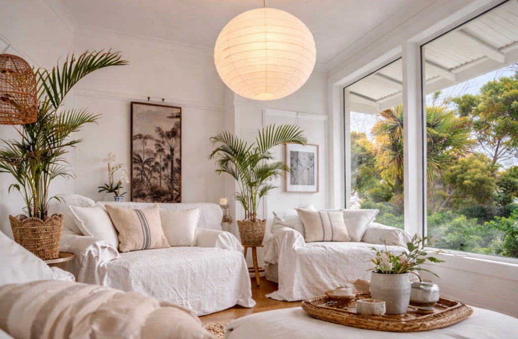 Organic Cotton Light Shade Rund Warm White 60cm