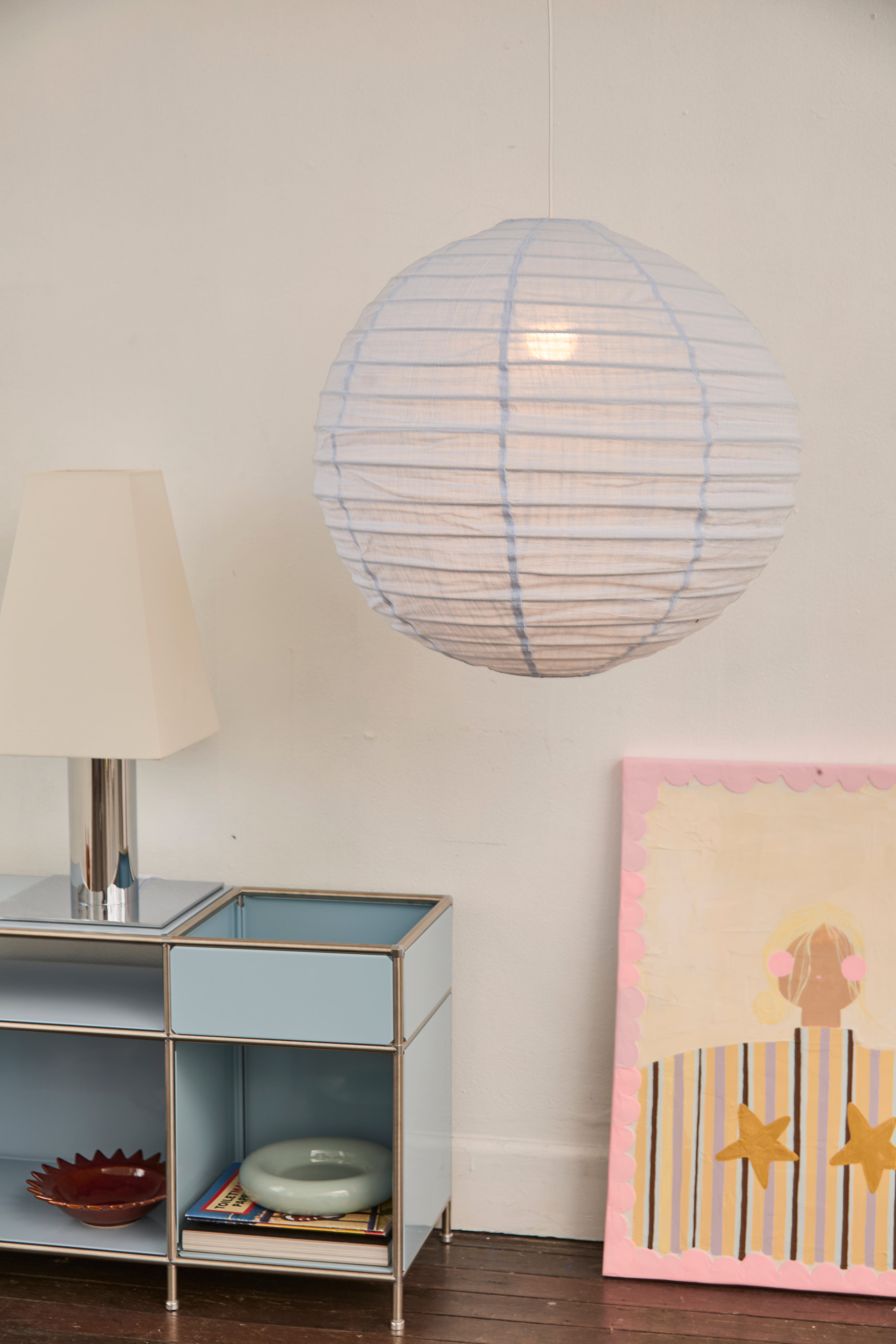60cm Round Linen Light Baby Blue Pre-Order
