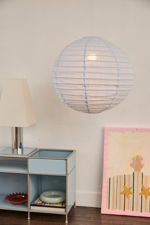 60cm Round Linen Light Baby Blue Pre-Order