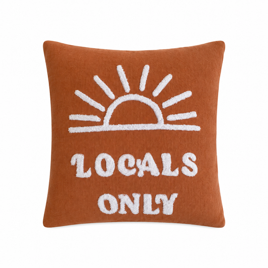 Locals Only Cushion Rust