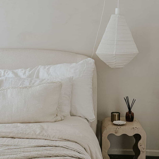 Linen Light Shade Diamant Warm White