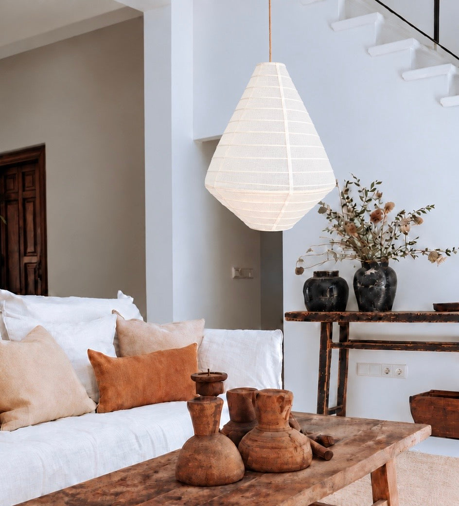 Linen Light Shade Diamant Warm White