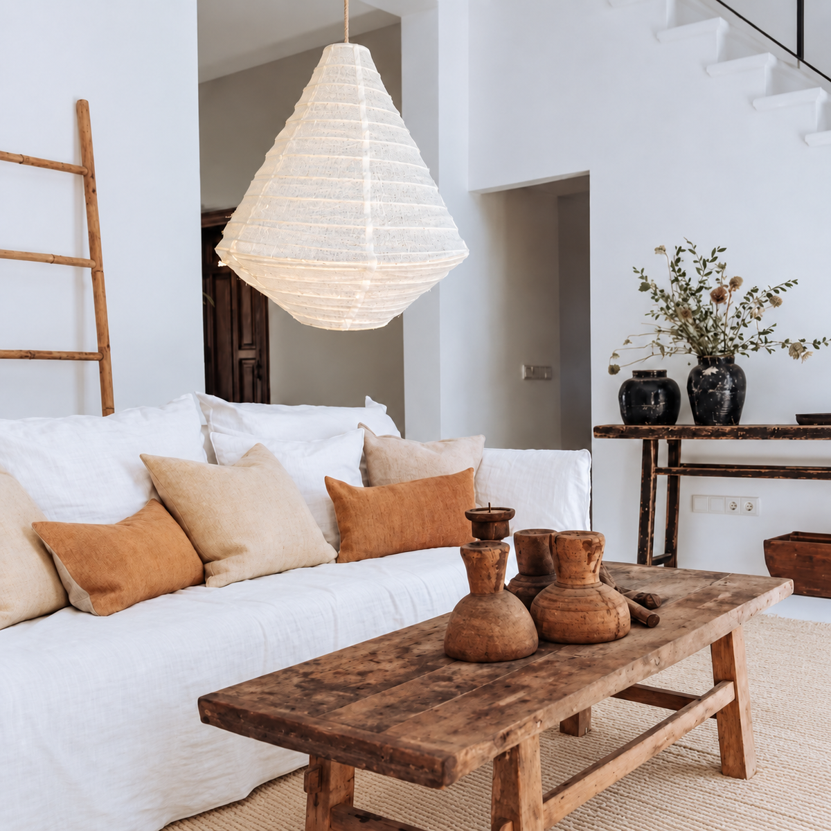 Linen Light Shade Diamant Warm White