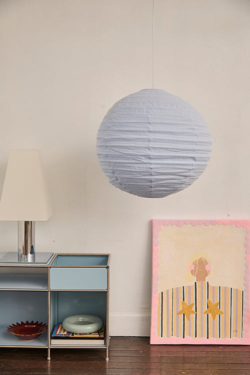 60cm Round Linen Light Baby Blue Pre-Order