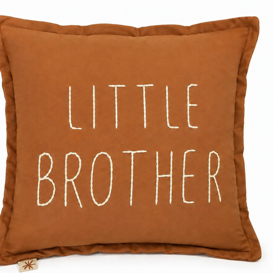 Little Brother Linen Cushion
