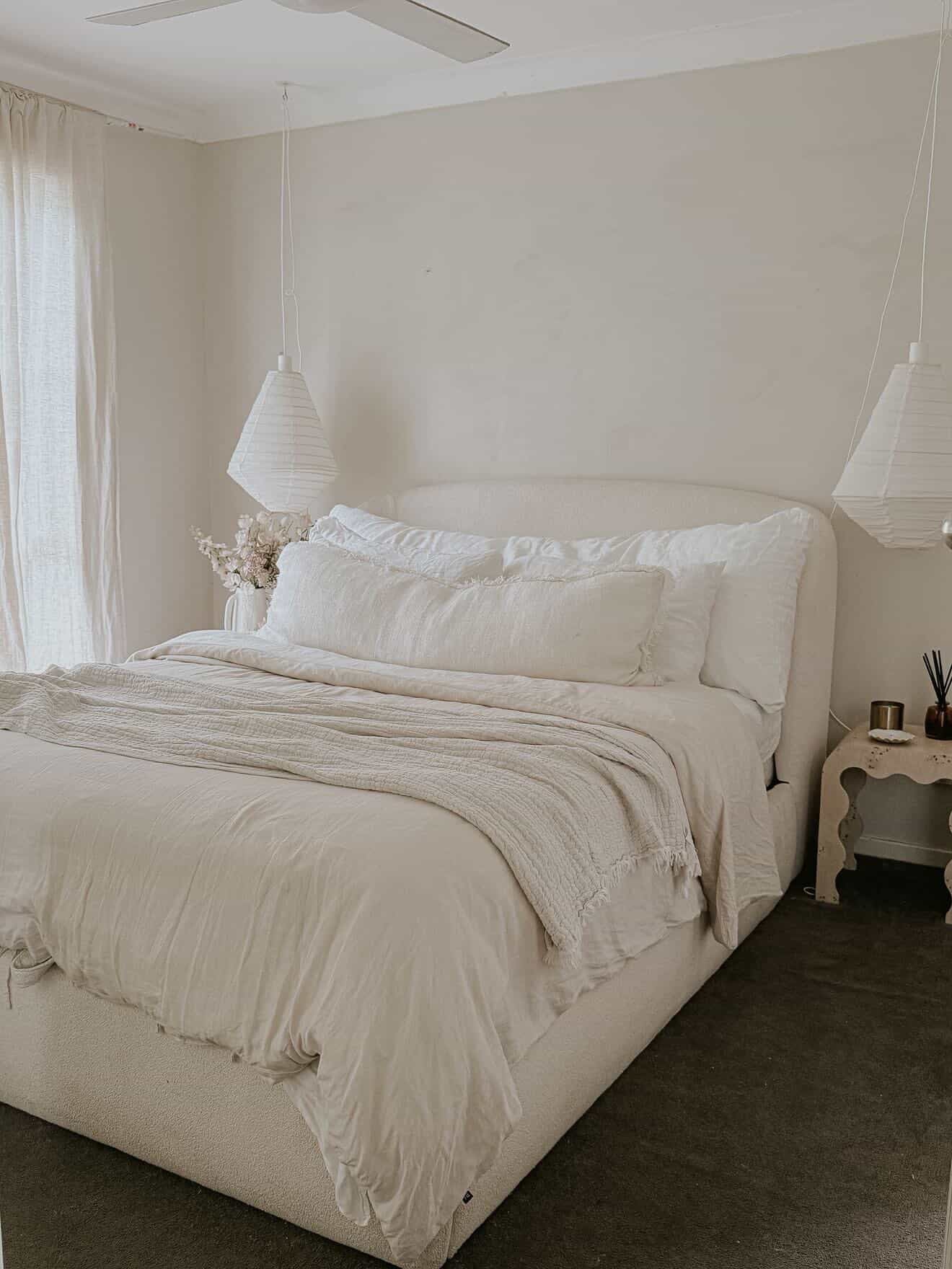 Linen Light Shade Diamant Warm White