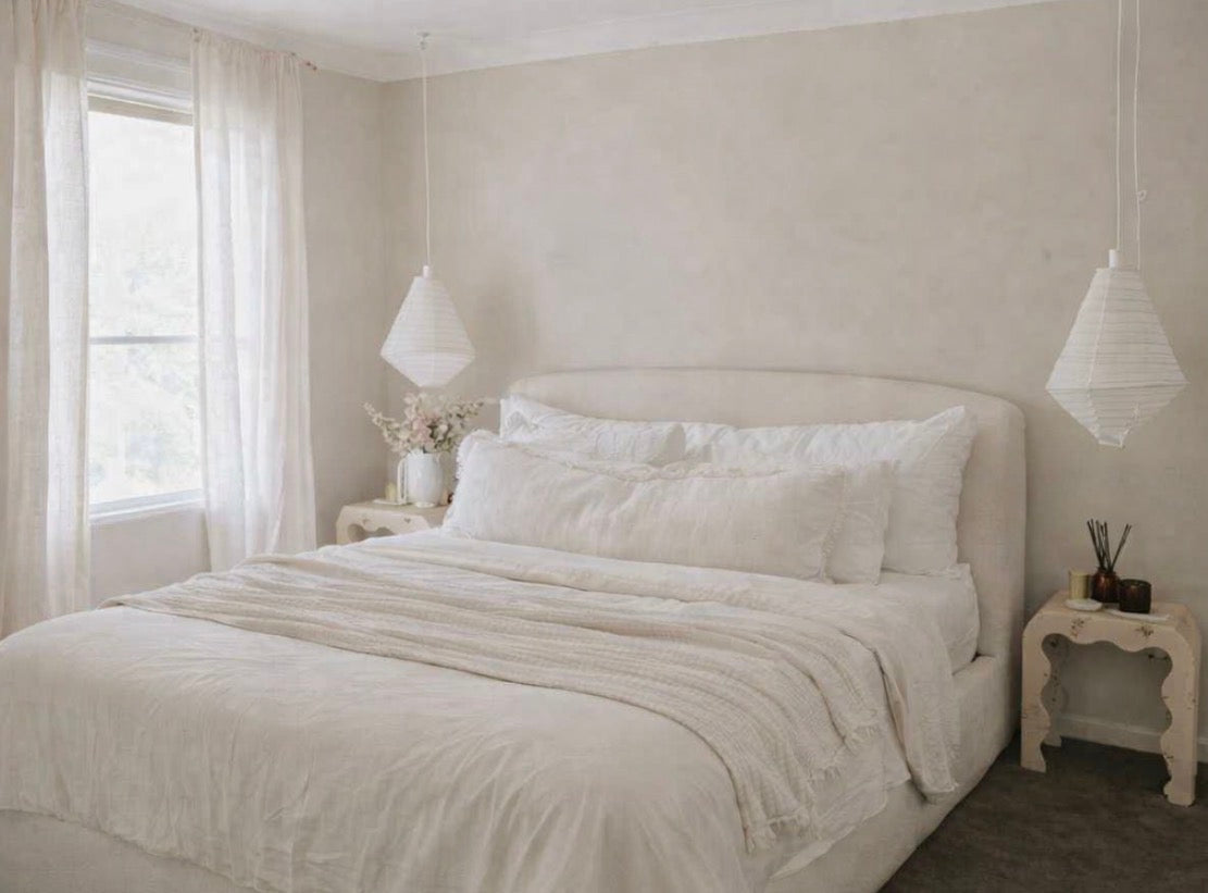 Linen Light Shade Diamant Warm White