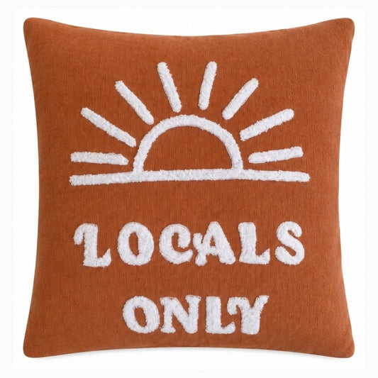 Locals Only Cushion Rust