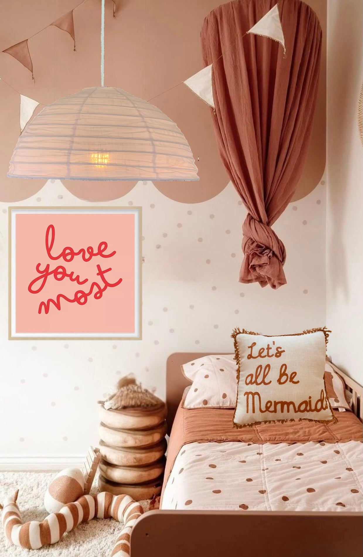 Lets all be Mermaids Cushion