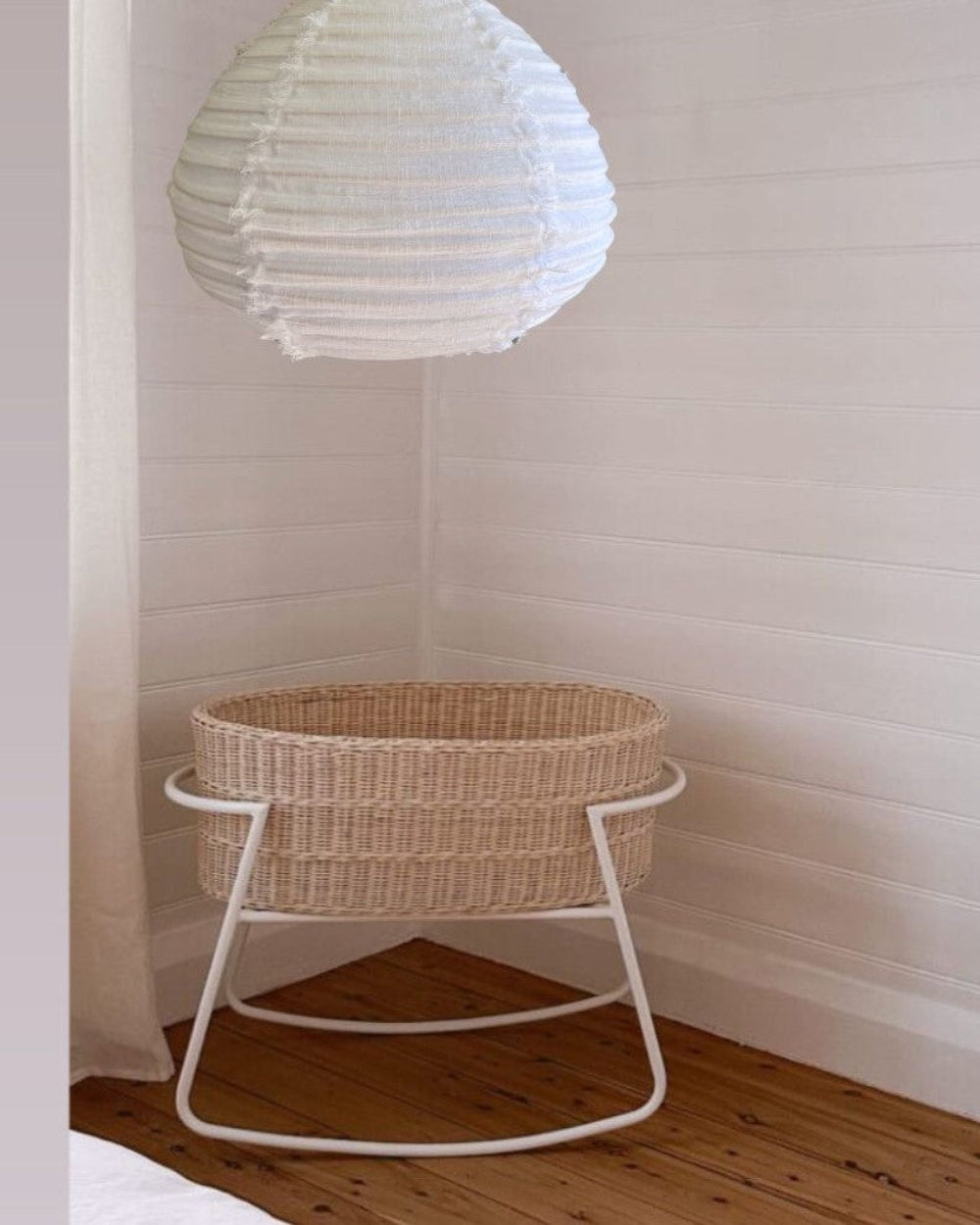 Paere linen pendant light shade. 100% Linen organic fabric hand-made.