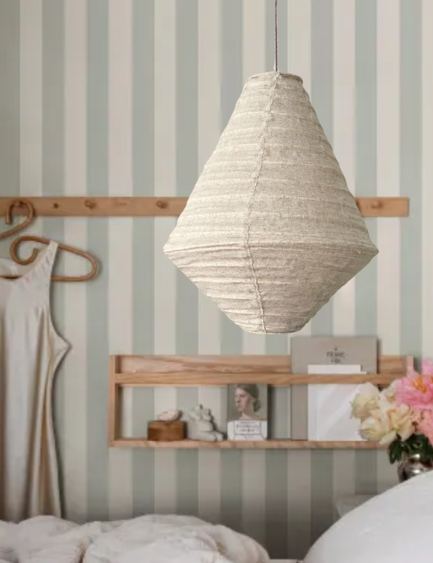Pendant light shade diamond warm white colour