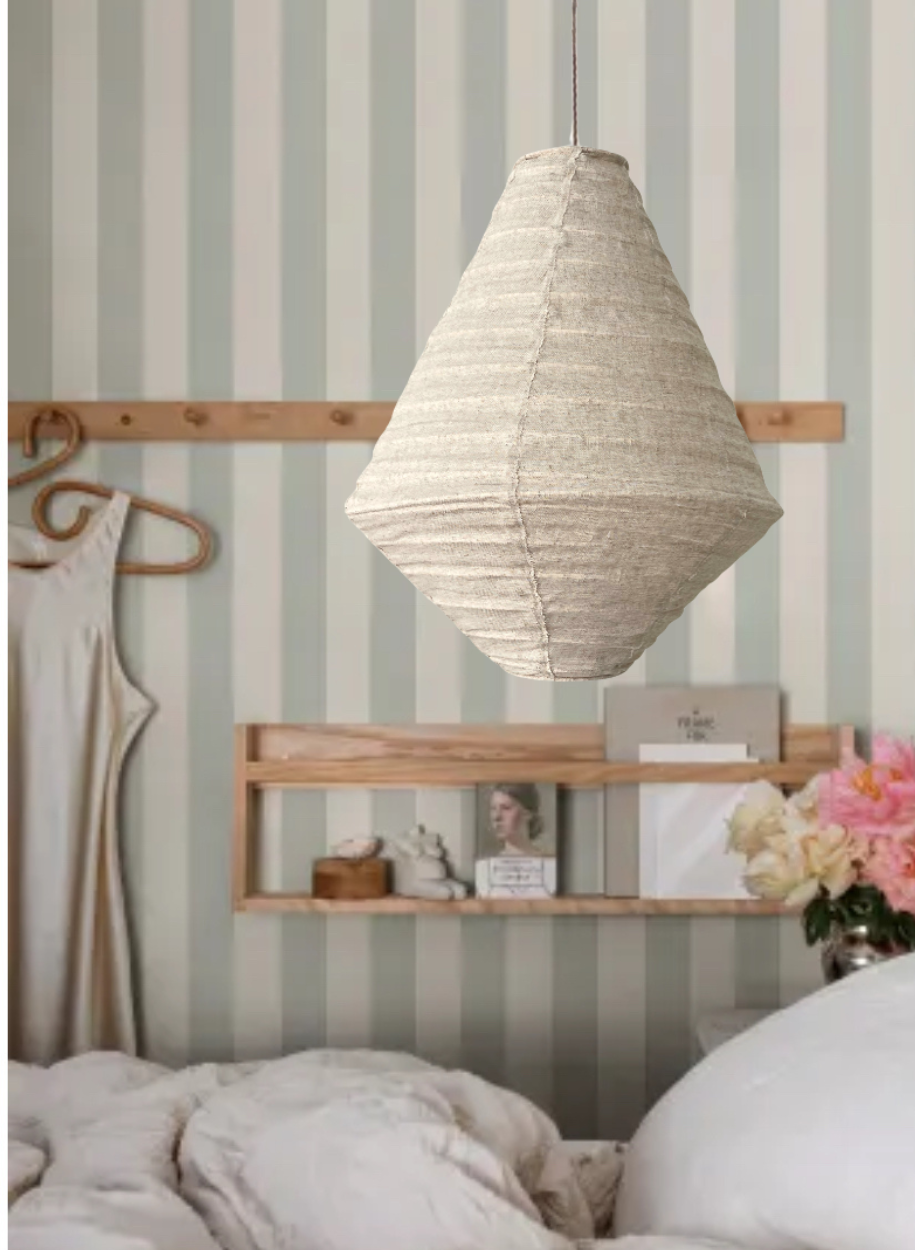 Pendant light shade diamond warm white colour
