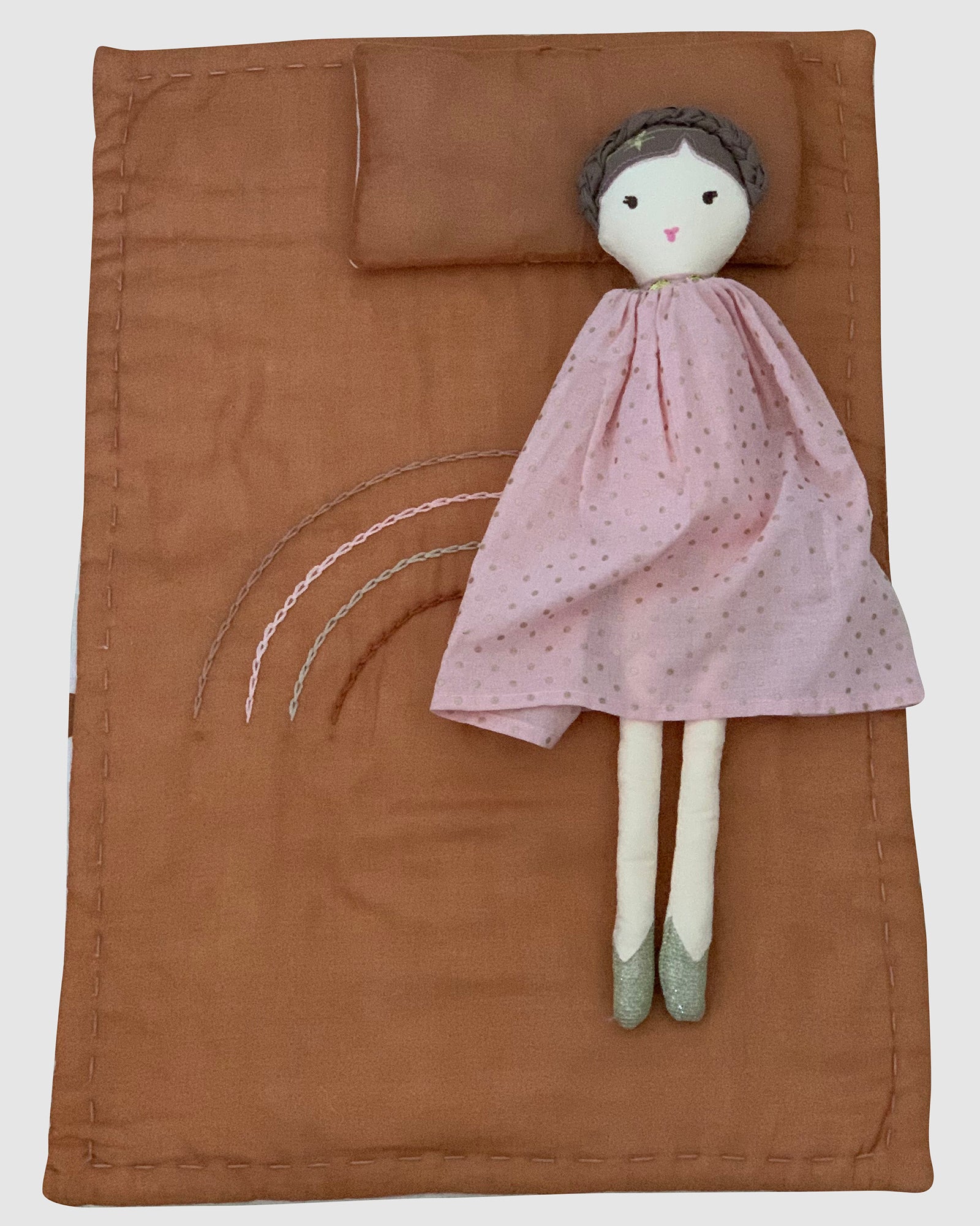 Doll  Quilt Rainbow  - Bran