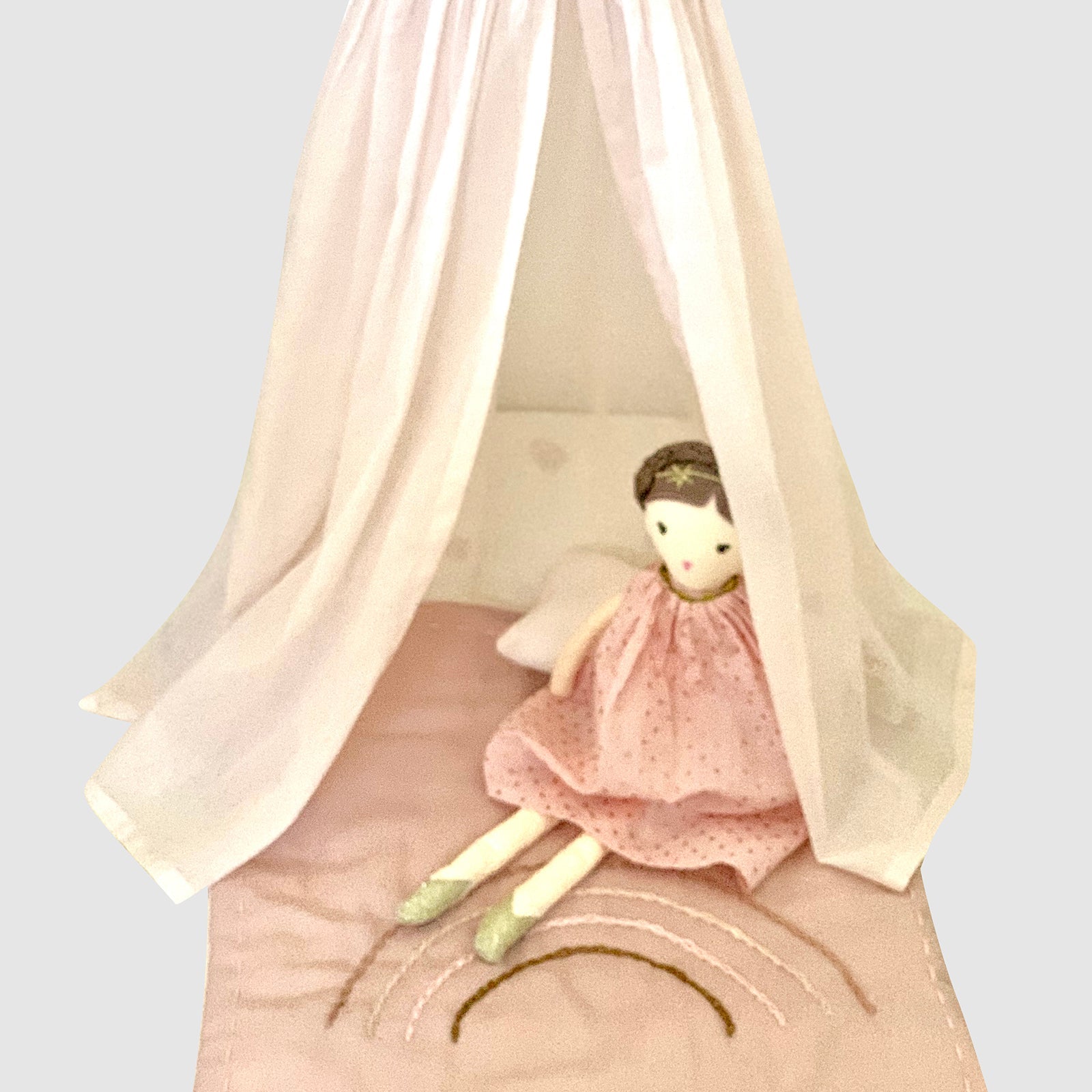 Doll  Rainbow Quilt - Pink