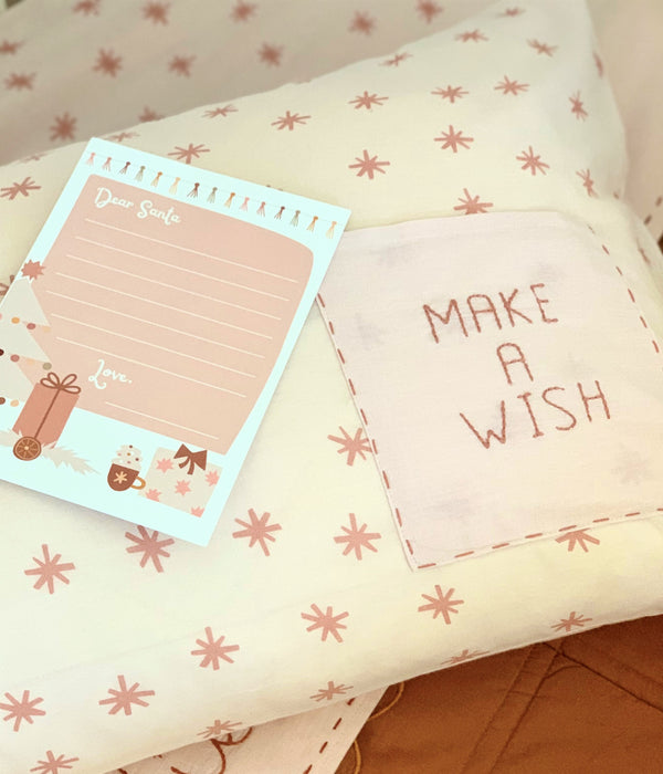 Make A Wish - Pillowcase Ivory and Pink